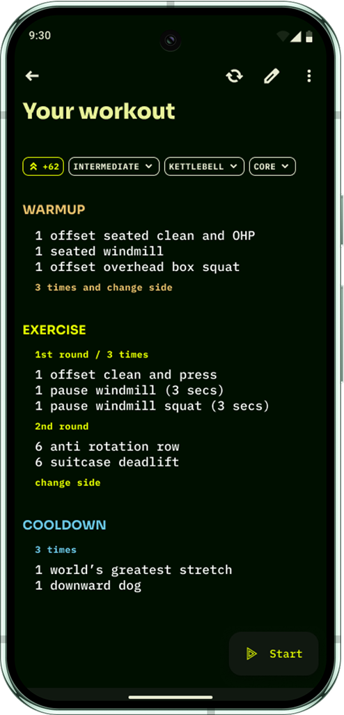 MoveMins App Interface