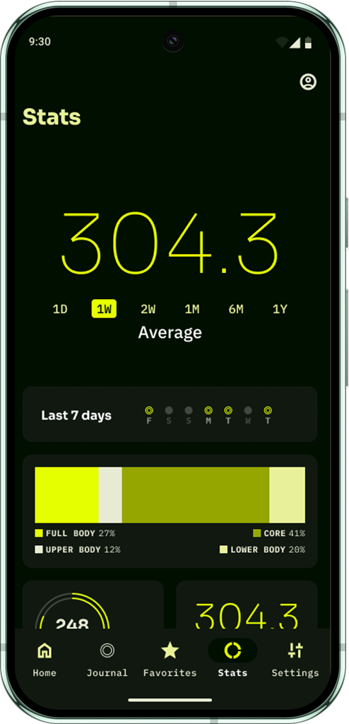 MoveMins App Interface